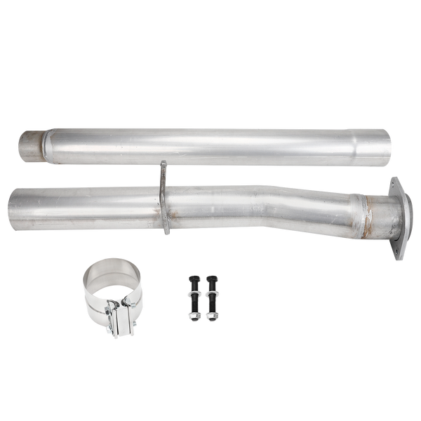 4" Exhaust DPF & Cat Delete Pipe For 2008-2010 Ford 6.4 Powerstroke Diesel