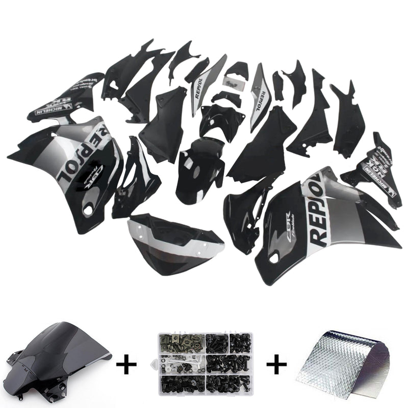 Amotopart Honda CBR250R 2011-2015 Fairing Kit Bodywork Plastic ABS