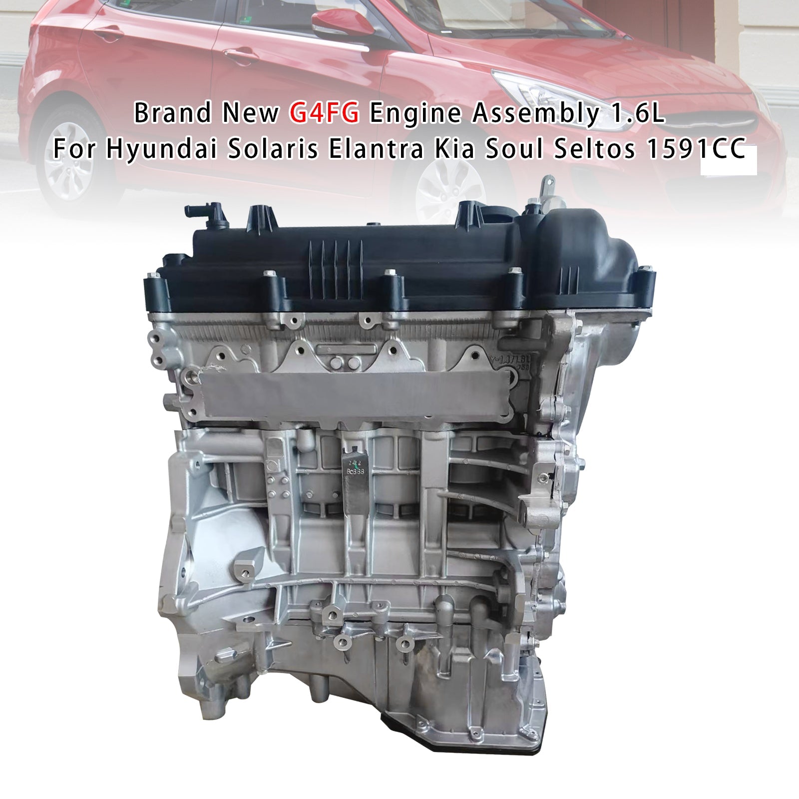 Brand New G4FG Engine Assembly 1.6L For Hyundai Solaris Elantra Kia Soul Seltos