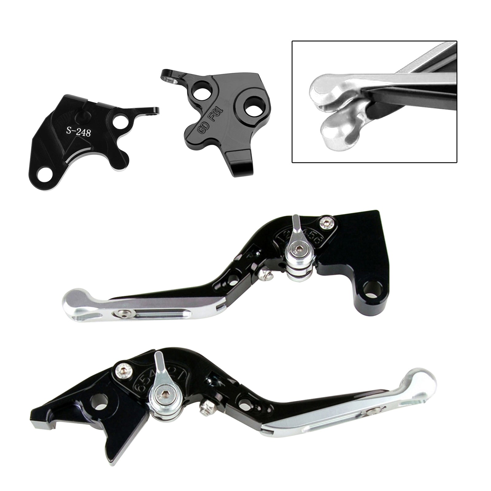 2008-2011 YAMAHA YZF R125 Adjustable Clutch Brake Lever