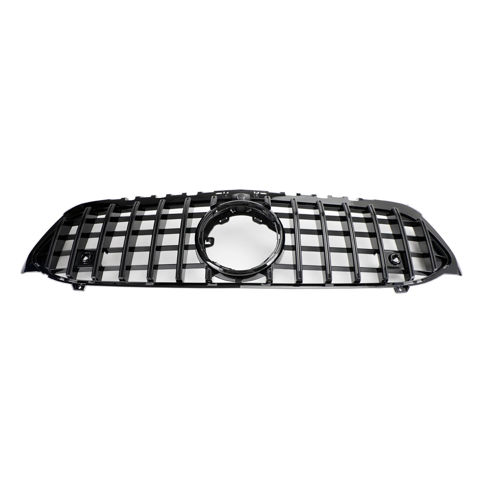 GT Style Front Bumper Grille Fit Mercedes Benz A-Class W177 2019-2023 Black