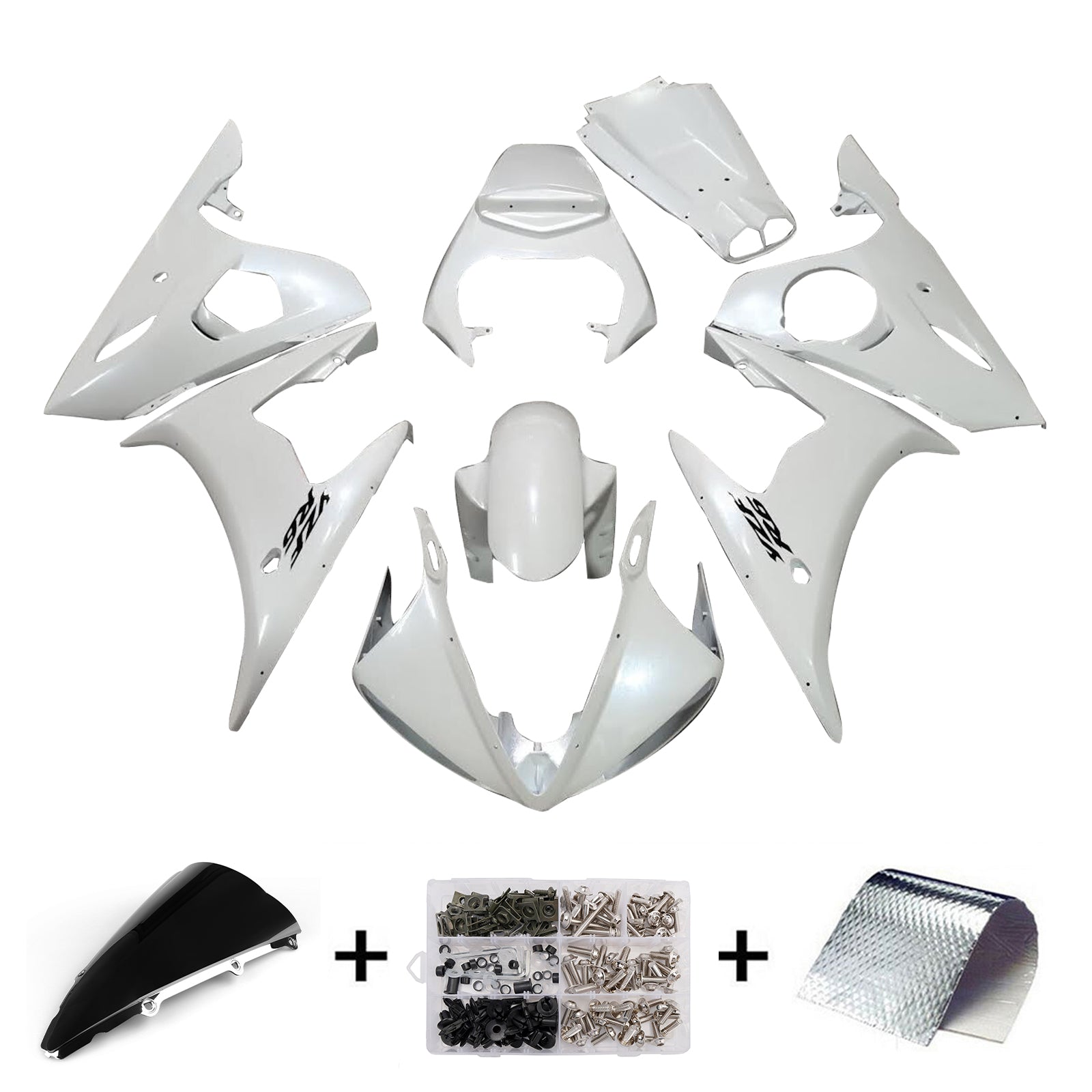 Injection Fairing Kit Bodywork For Yamaha YZF-R6 2003-2004 R6S 2006-2009
