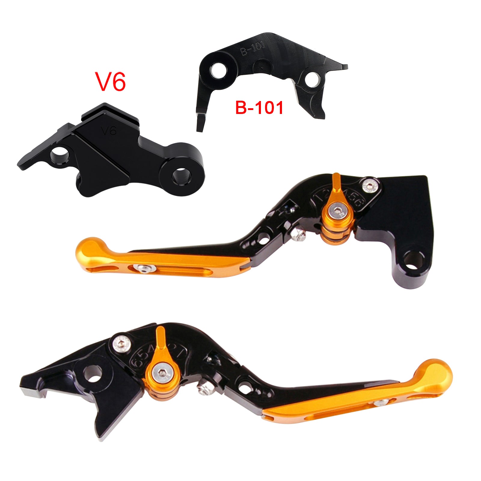 Adjustable Clutch Brake Lever fit for YAMAHA XSR900 XSR900GP MT-09 MT-09SP 24-25