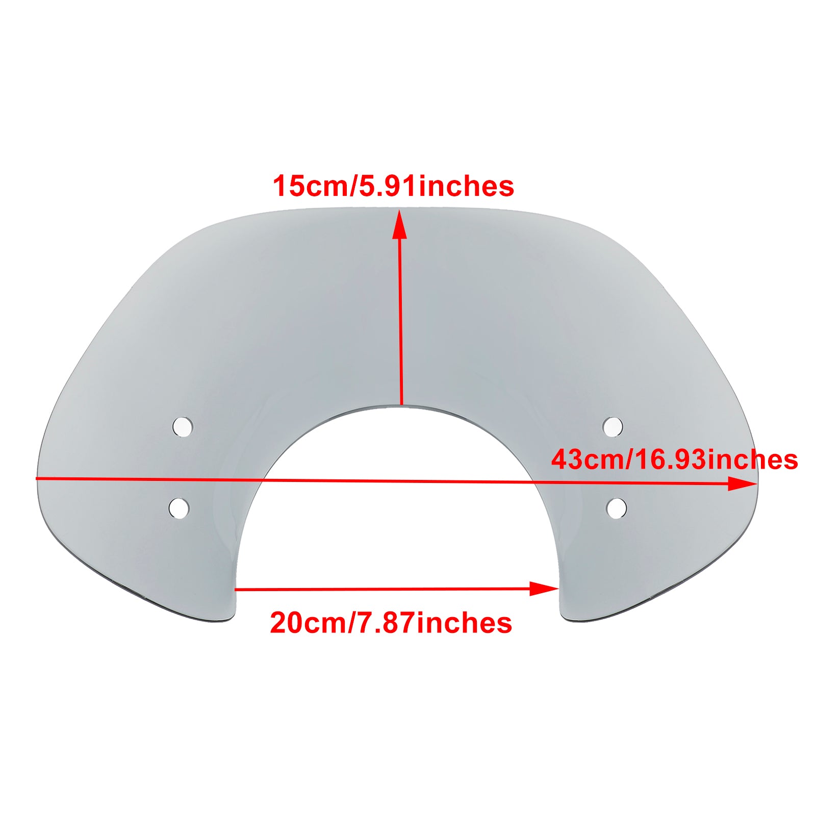 Vespa GTS250 GTS300 2017-2022 Short Windshield WindScreen