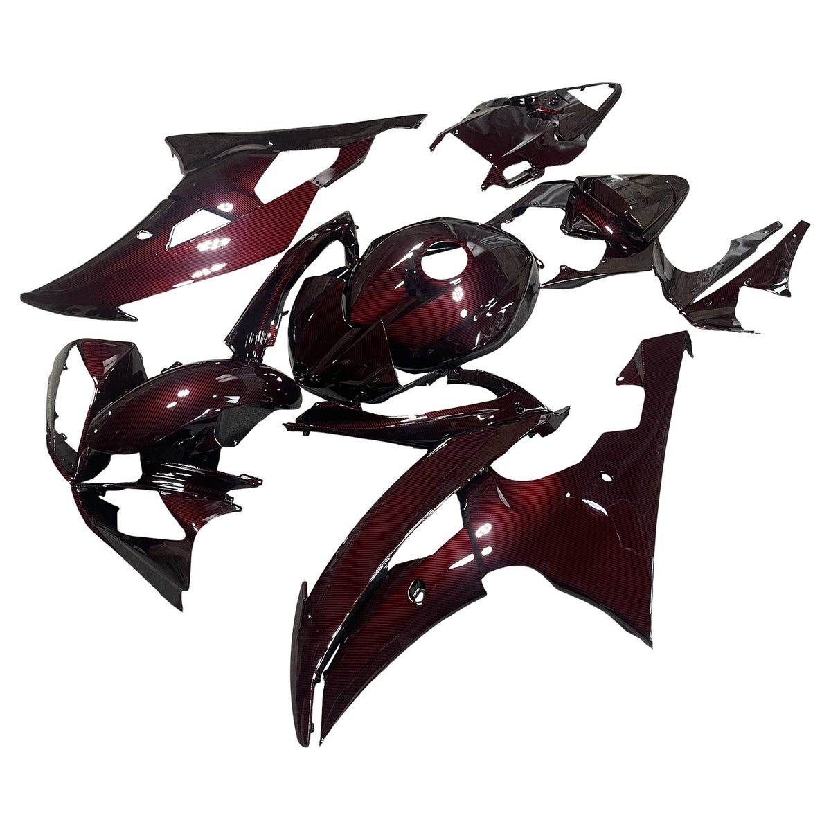 Injection Fairing Kit Bodywork Plastic ABS For Yamaha YZFR6 YZF-R6 2008-2016