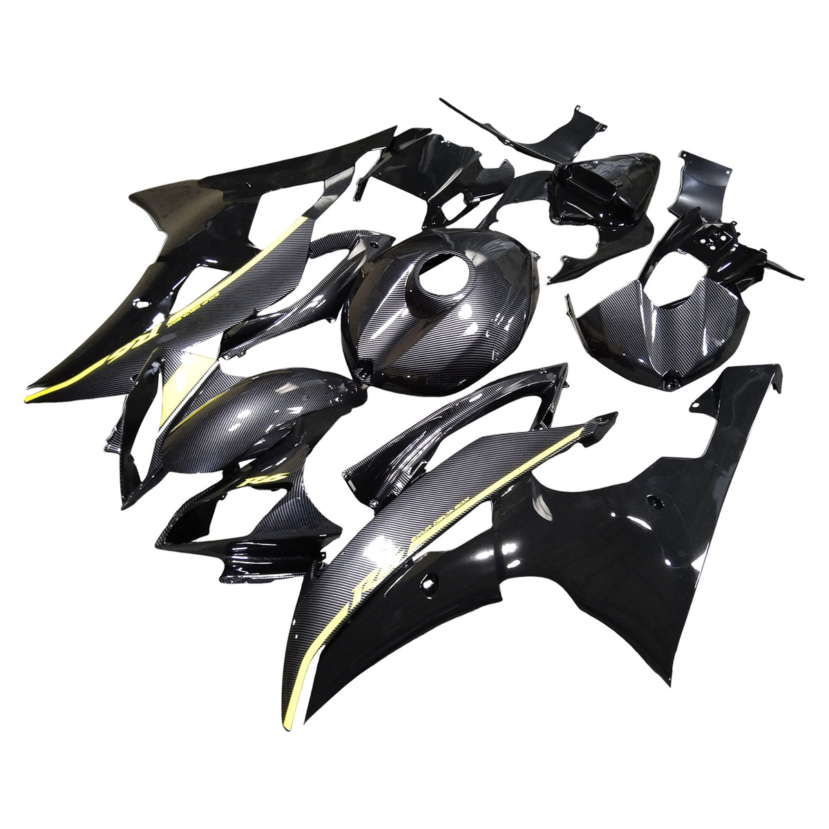 Injection Fairing Kit Bodywork Plastic ABS For Yamaha YZFR6 YZF-R6 2008-2016
