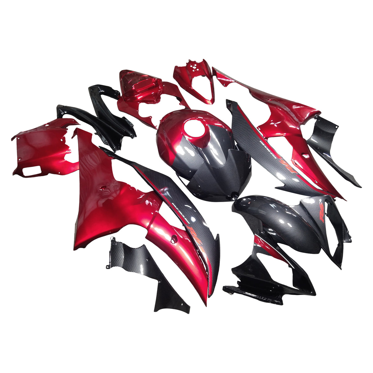Injection Fairing Kit Bodywork Plastic ABS For Yamaha YZFR6 YZF-R6 2008-2016