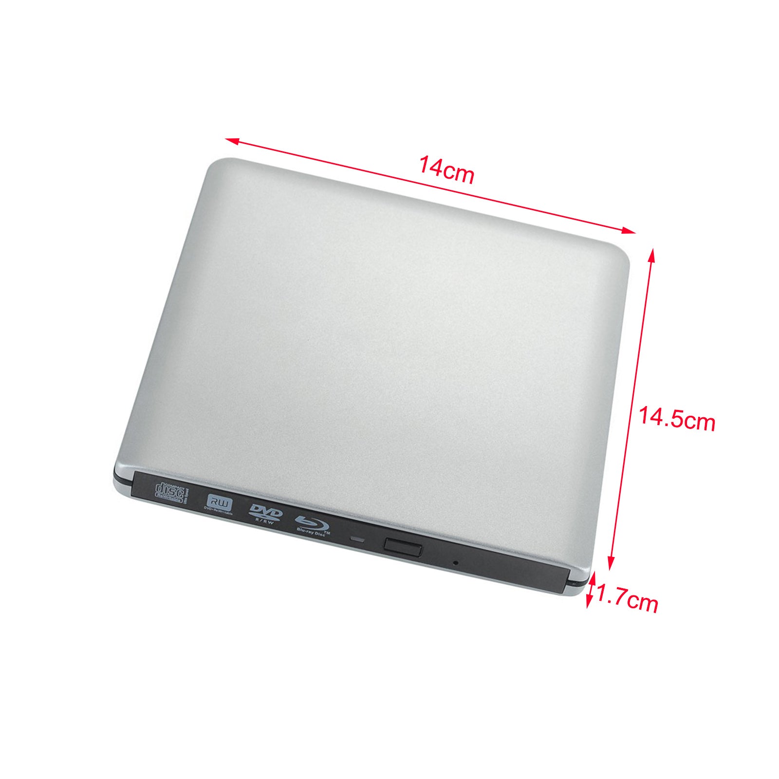4K Genuine Bluray Burner External USB 3.0 Player BD DVD CD Recorder Cable Drive