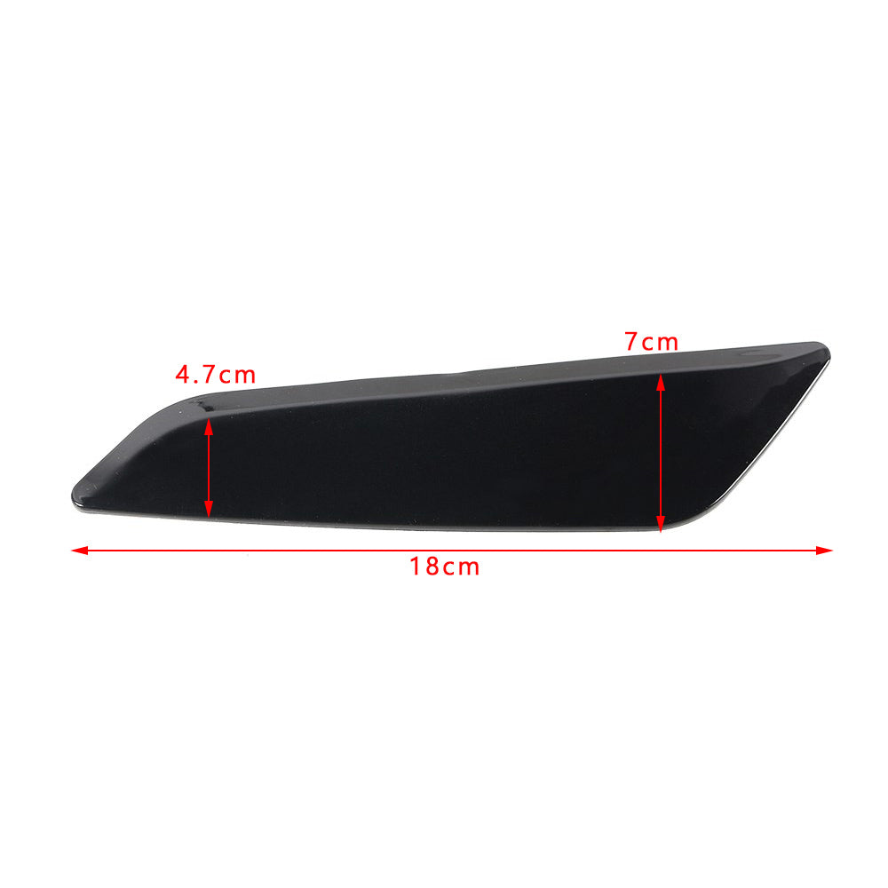 Gloss Black Fender Side Air Vent Cover Trim For BMW 5 Series 2017-2023