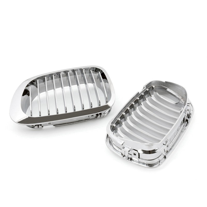 Front Fence Grill Grille Chrome For BMW E46 2 Doors 1998-2001 3 Series