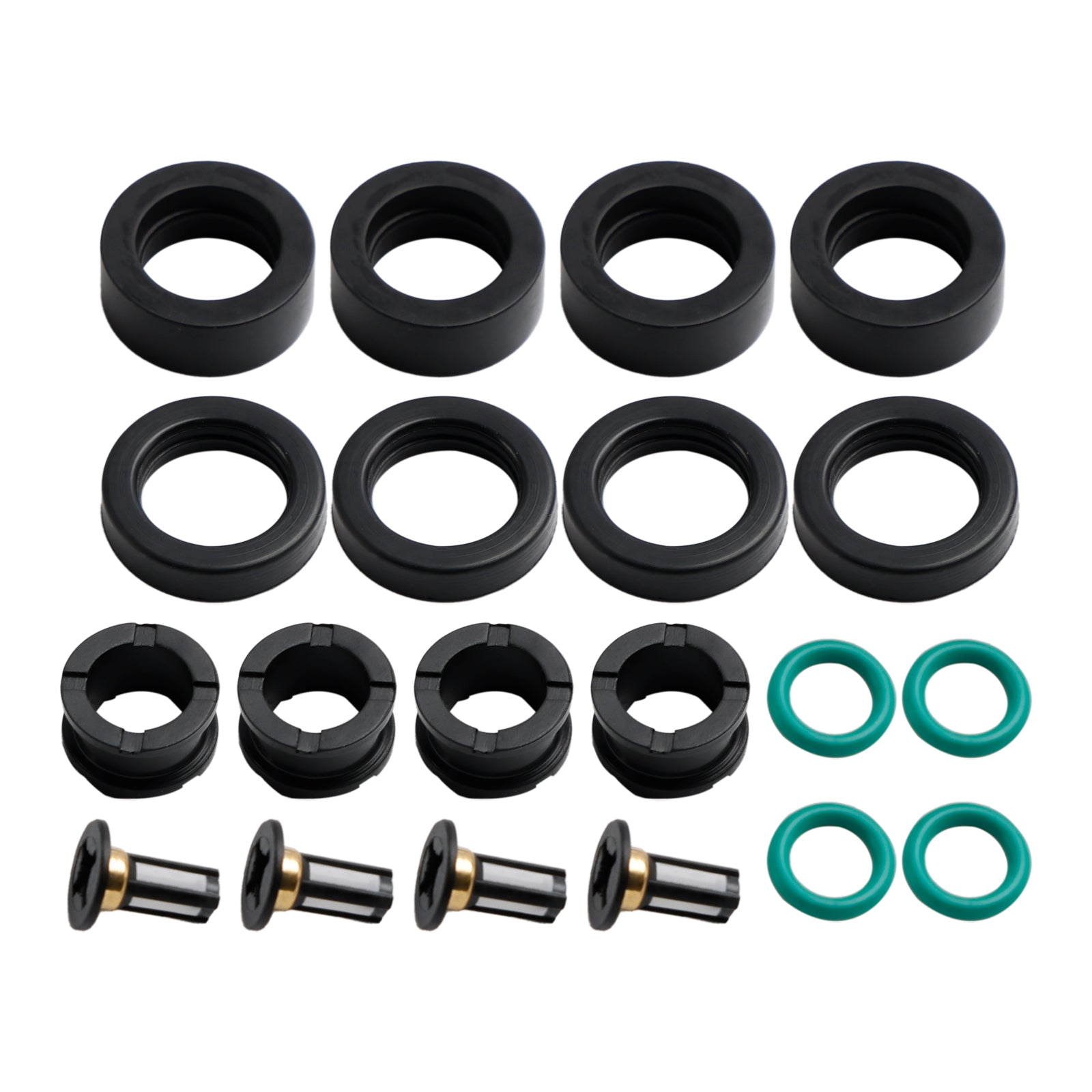 Fuel Injector Repair Kit O-Rings Seals Fit Honda Accord 1985-2002 Civic CRX