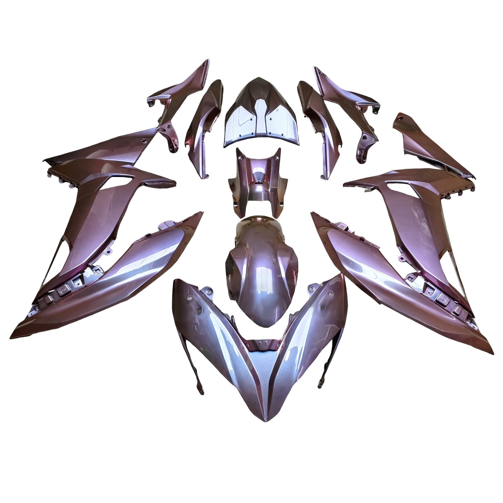 Injection Fairing Kit Bodywork Plastic ABS fit For Kawasaki ER-6F Ninja650R 2017-2019