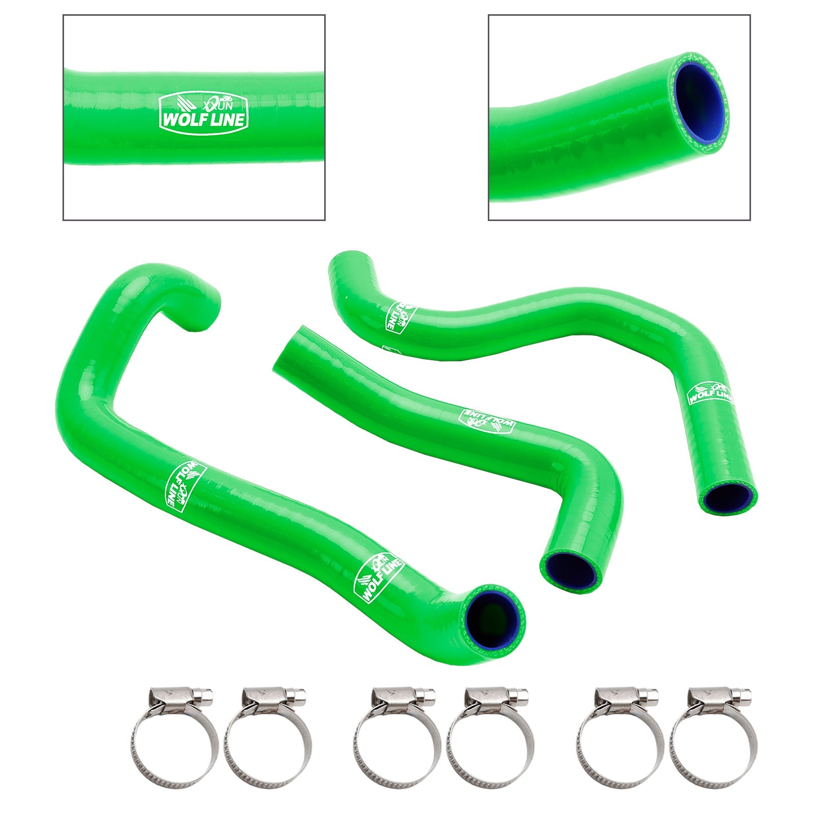 Silicone Radiator coolant Hose kit For Street Triple 765 R RS 2020-2022