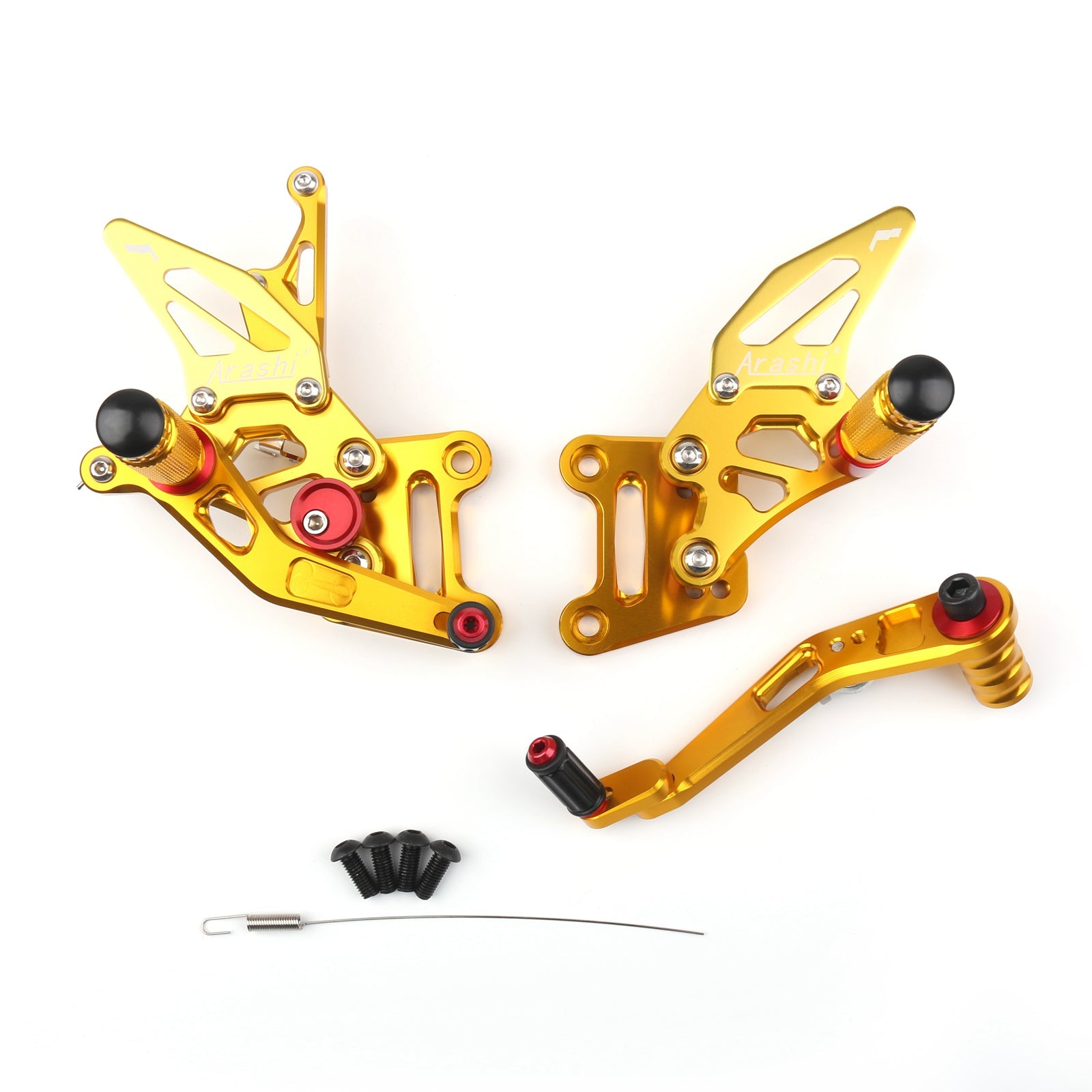 2017-2023 Suzuki GSX-R1000 GSX-R1000R GSX-R1000X / ABS CNC Aluminum Rearsets Footpegs