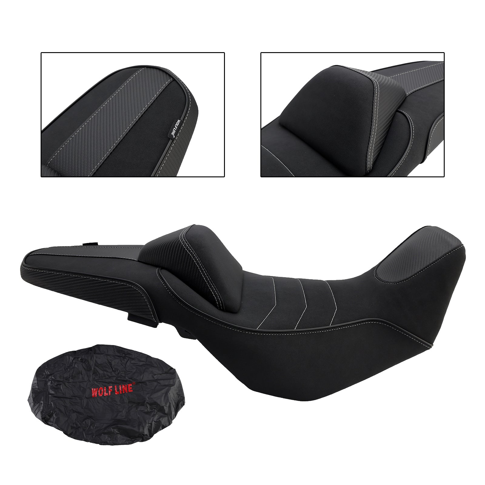 2024-2025 Honda Nx400 Nx500 Complete Cushion Rider Passenger Seat +15Mm