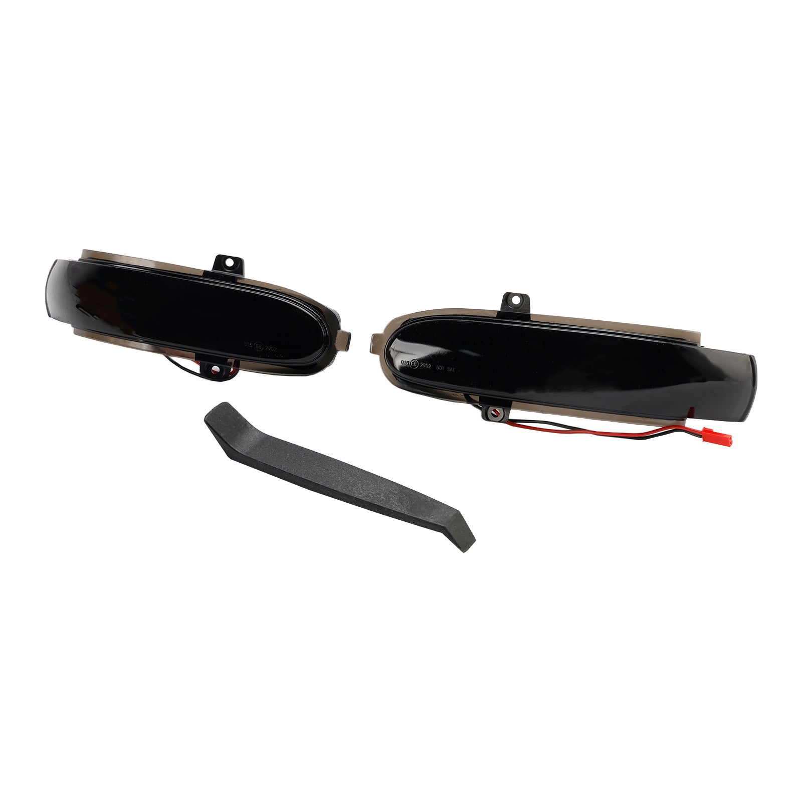 Smoked LED Sequential Side Mirror Turn Signal Light for Mercedes-Benz C W203