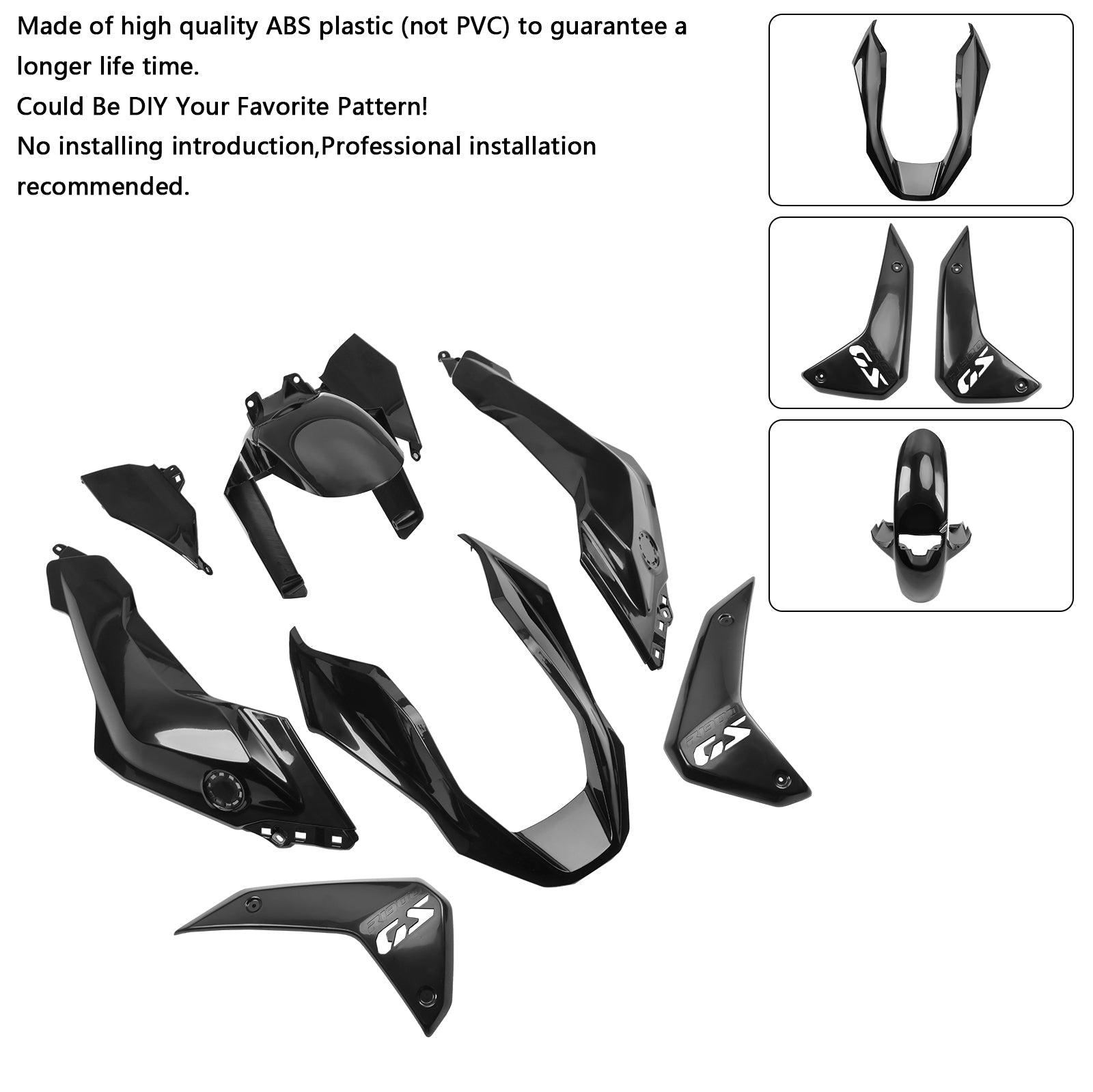 2024-2025 BMW R1300GS Bodywork Fairing Injection Unpainted