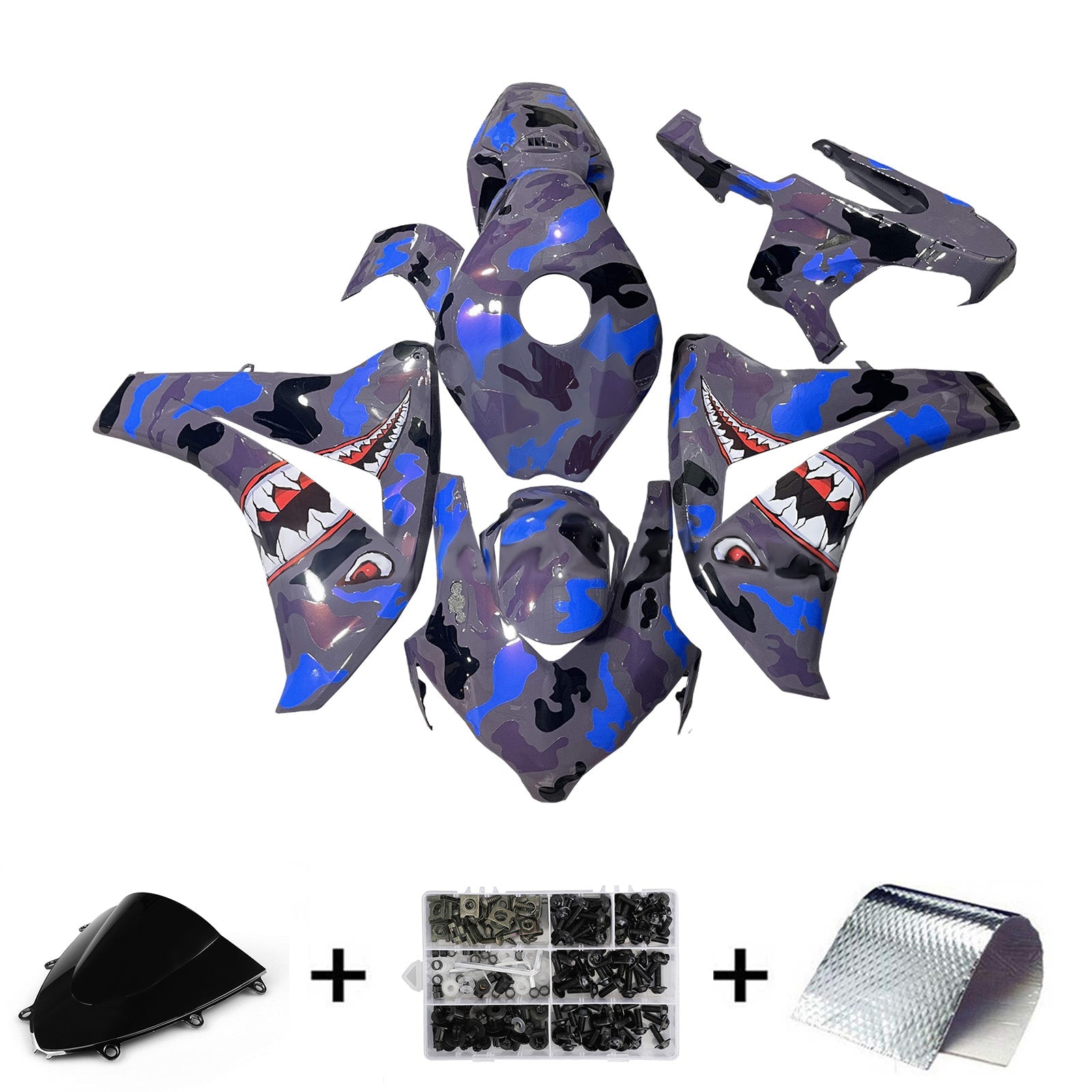 Injection Fairing Kit Bodywork Plastic ABS For Honda CBR1000RR 2008-2011