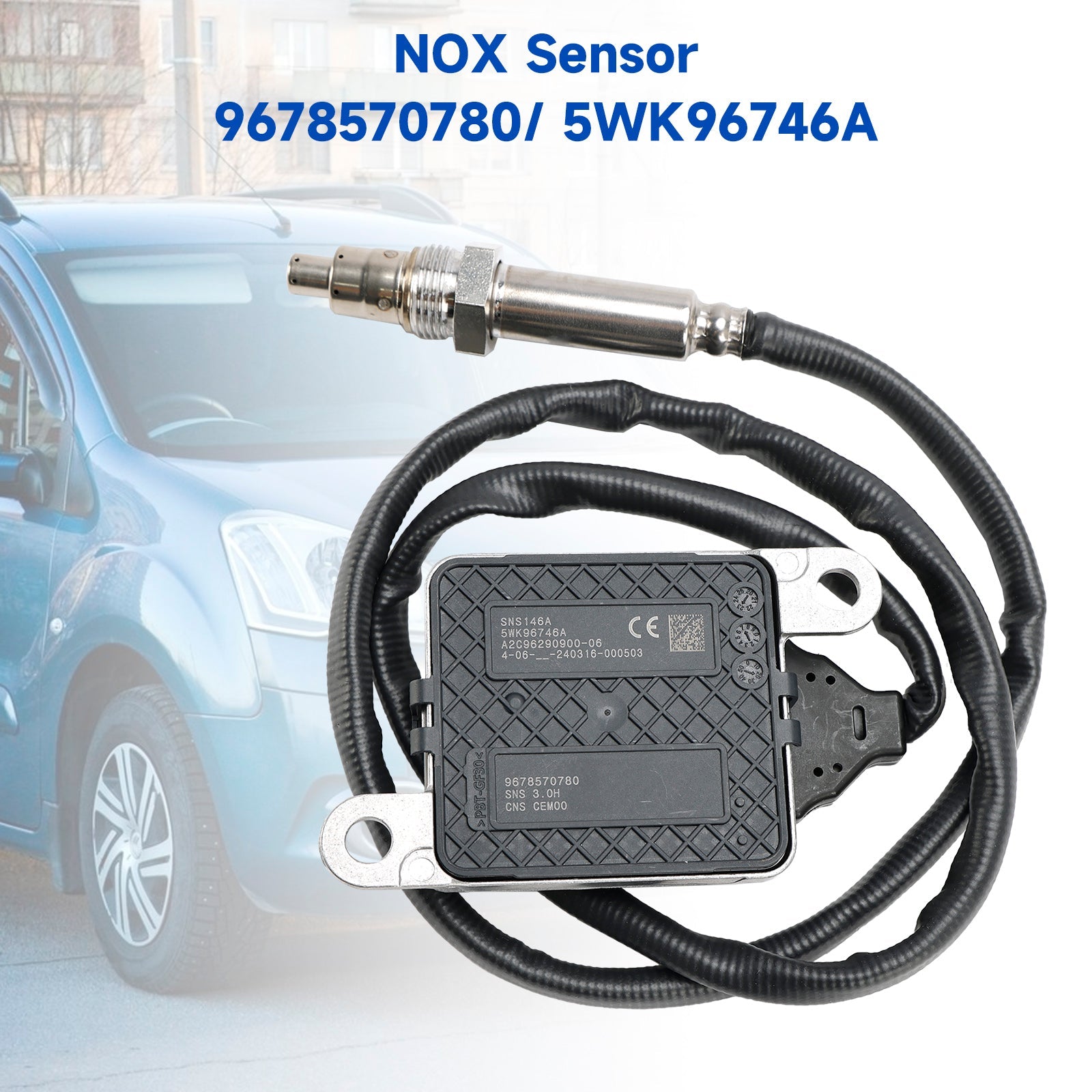 Nox Nitrogen Oxide Sensor 9678570780 For Citroen Peugeot 1.6HDi 2.0 HDi Diesel