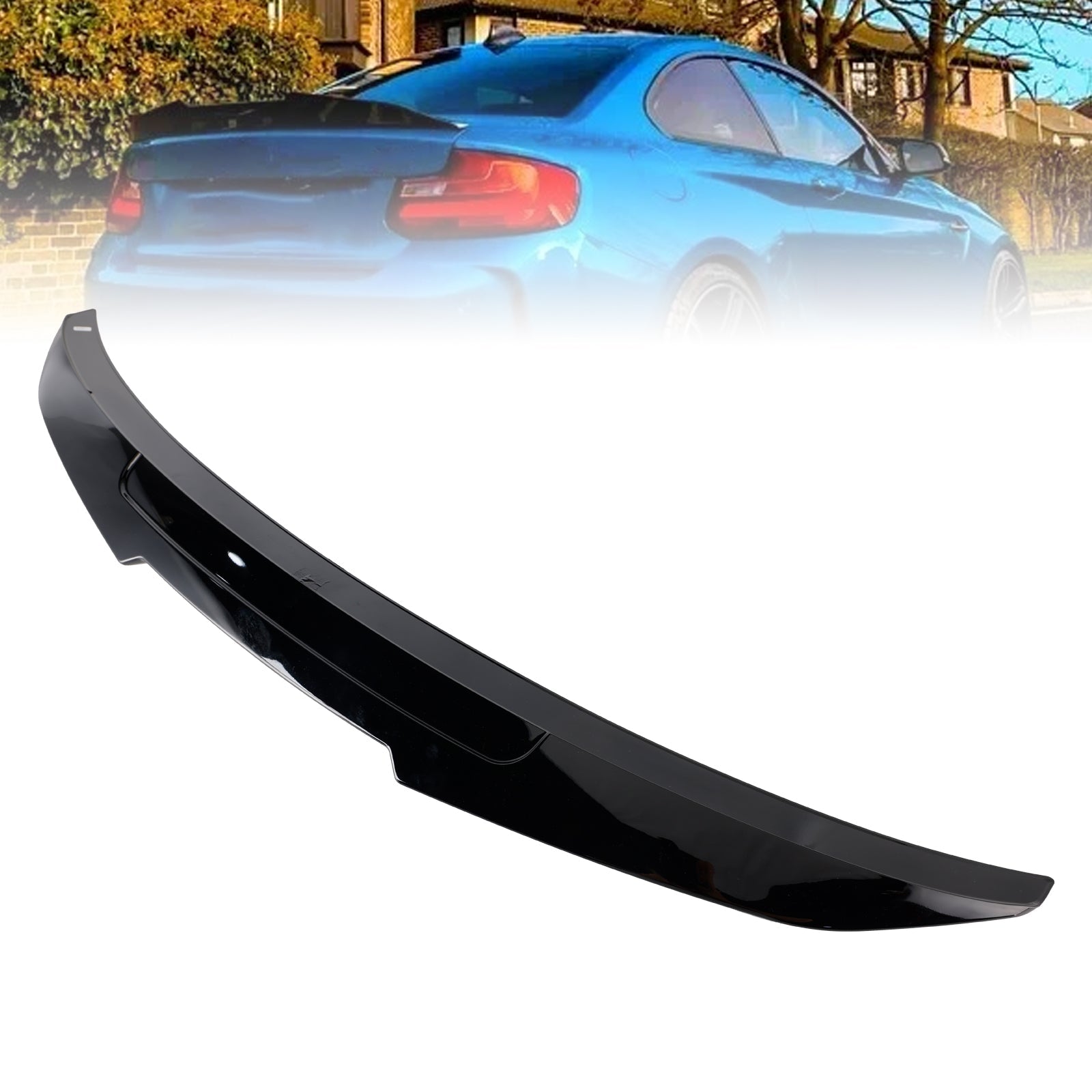 2016-2021 BMW M2 Coupe F87 Gloss Black Rear Boot Spoiler