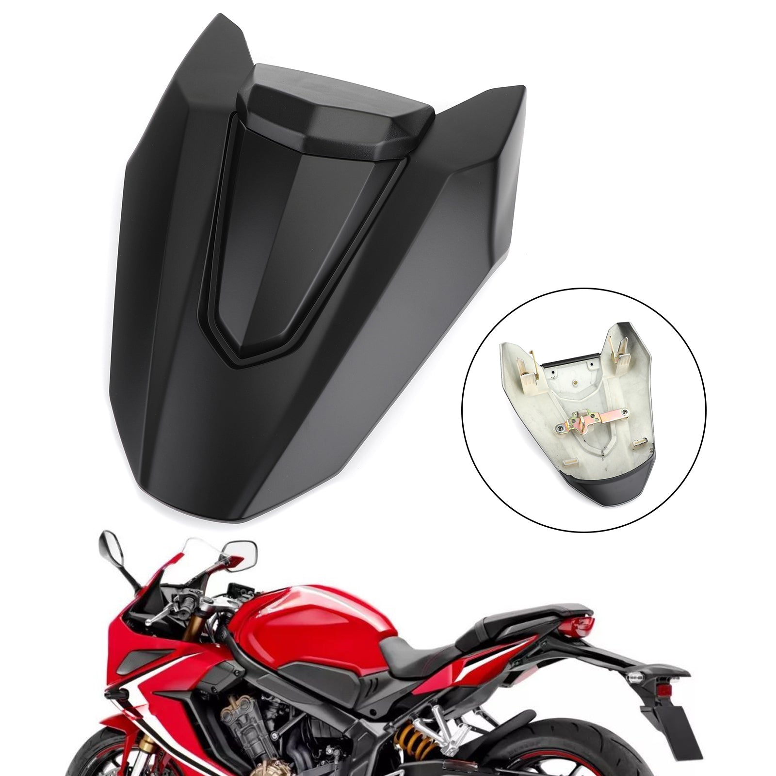 Motorcycle Rear Seat Passenger Cover Cowl Fairing for Honda CBR650R 2019-2020