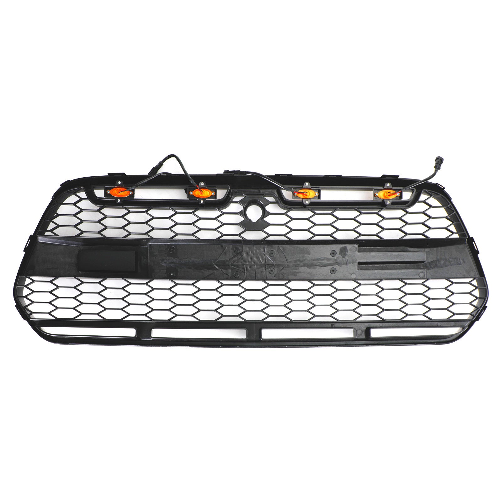 Matt Black Front Bumper Grille Grill w/LED Fit Ford Transit MK8 2015-2018 Raptor