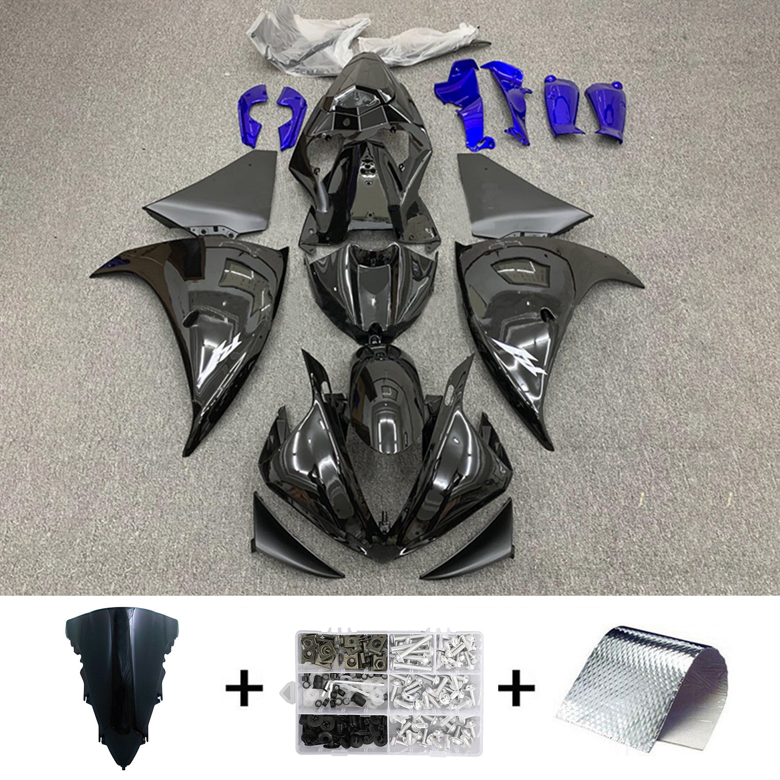 ياماها YZF-R1 2012-2014 Fairing Kit هيكل السيارة بلاستيك ABS