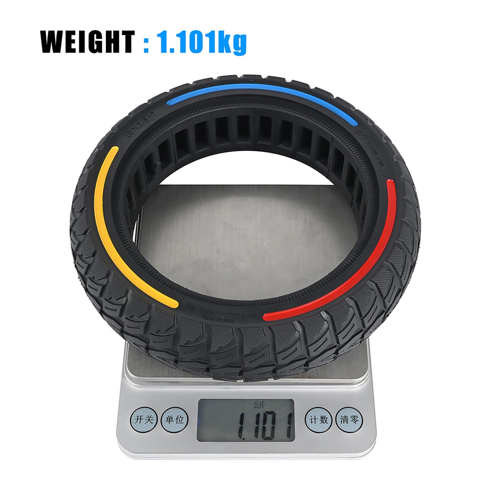 Full rubber tires 10x2.5-7 E-Scooter full rubber tires for Xiaomi 4/Mi4 Pro