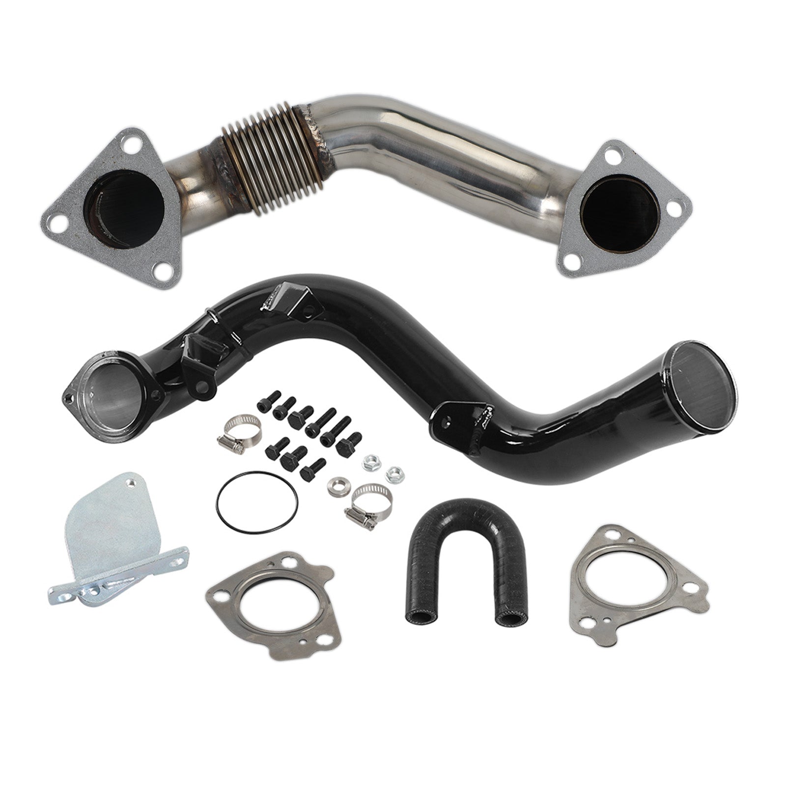 2007.5 Chevrolet Silverado 2500 GMC Sierra HD 6.6L EGR Delete Kit & Passenger Up-Pipe & Intake Tube