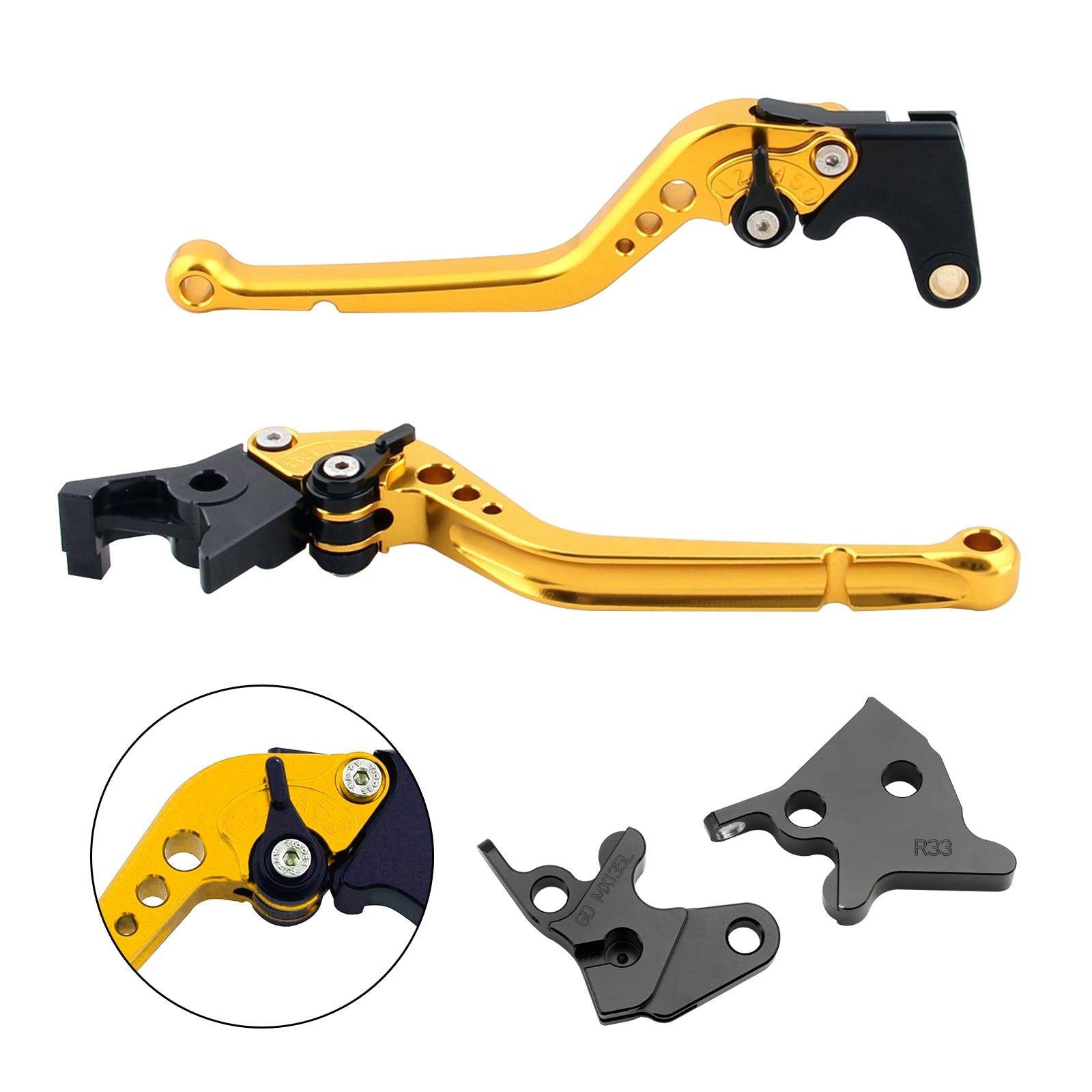 2005-2014 야마하 YBR125 롱 클러치 브레이크 레버