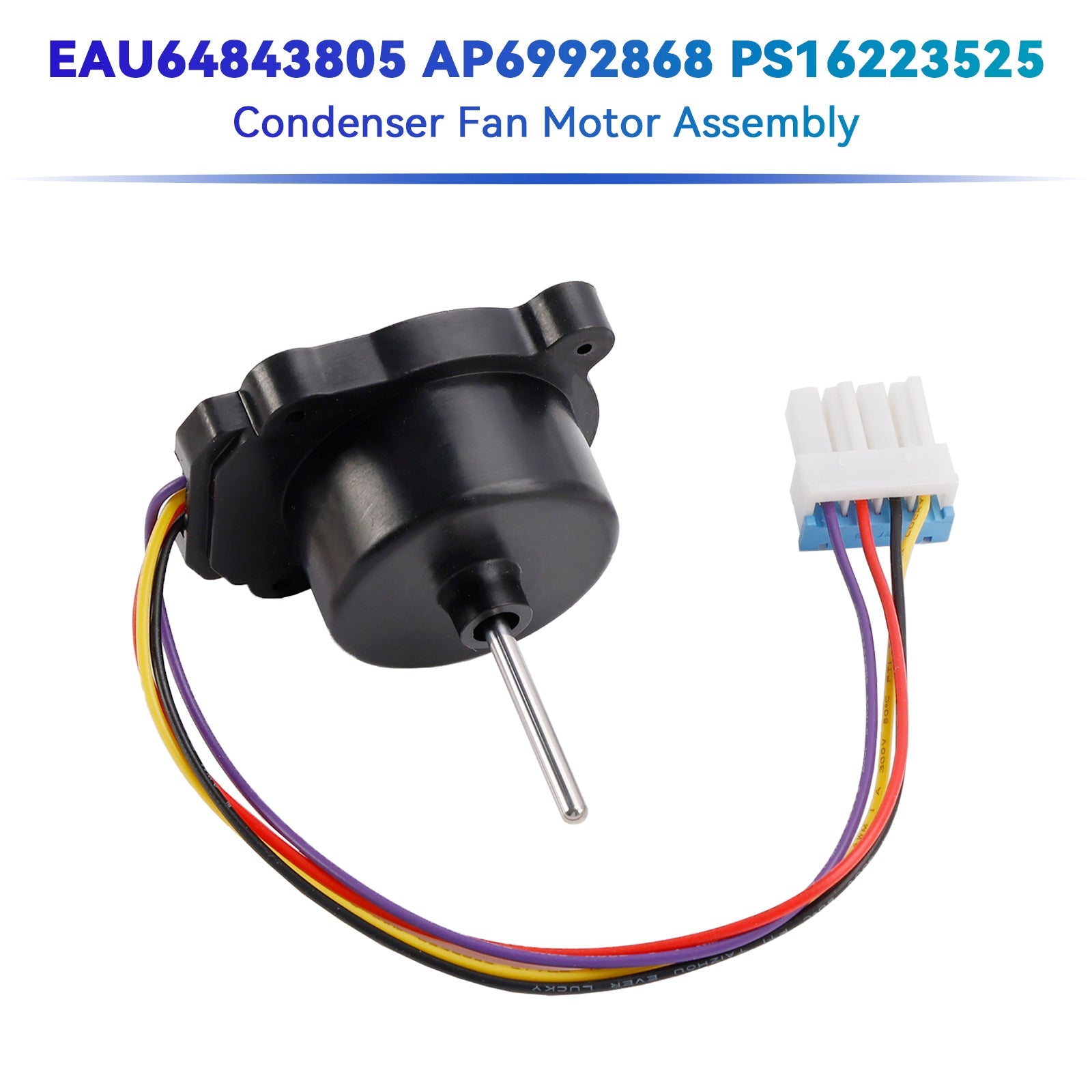 EAU64843805 Condenser Fan Motor Assembly for LG Refrigerator AP6992868 PS16223525