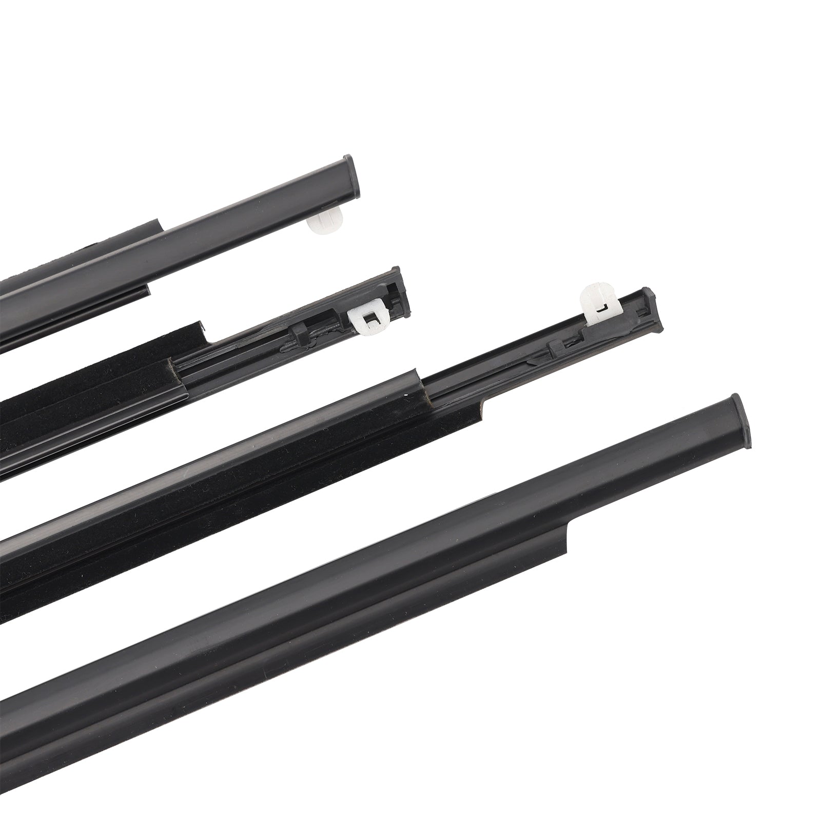 2004-2009 Toyota Prius 4PCS Door Glass Belt Outer Molding Weatherstrip