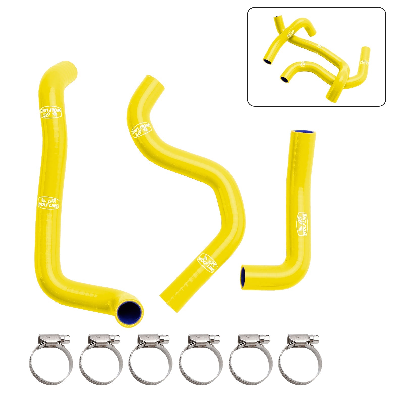 Silicone Radiator coolant Hose kit For Street Triple 765 R RS 2020-2022