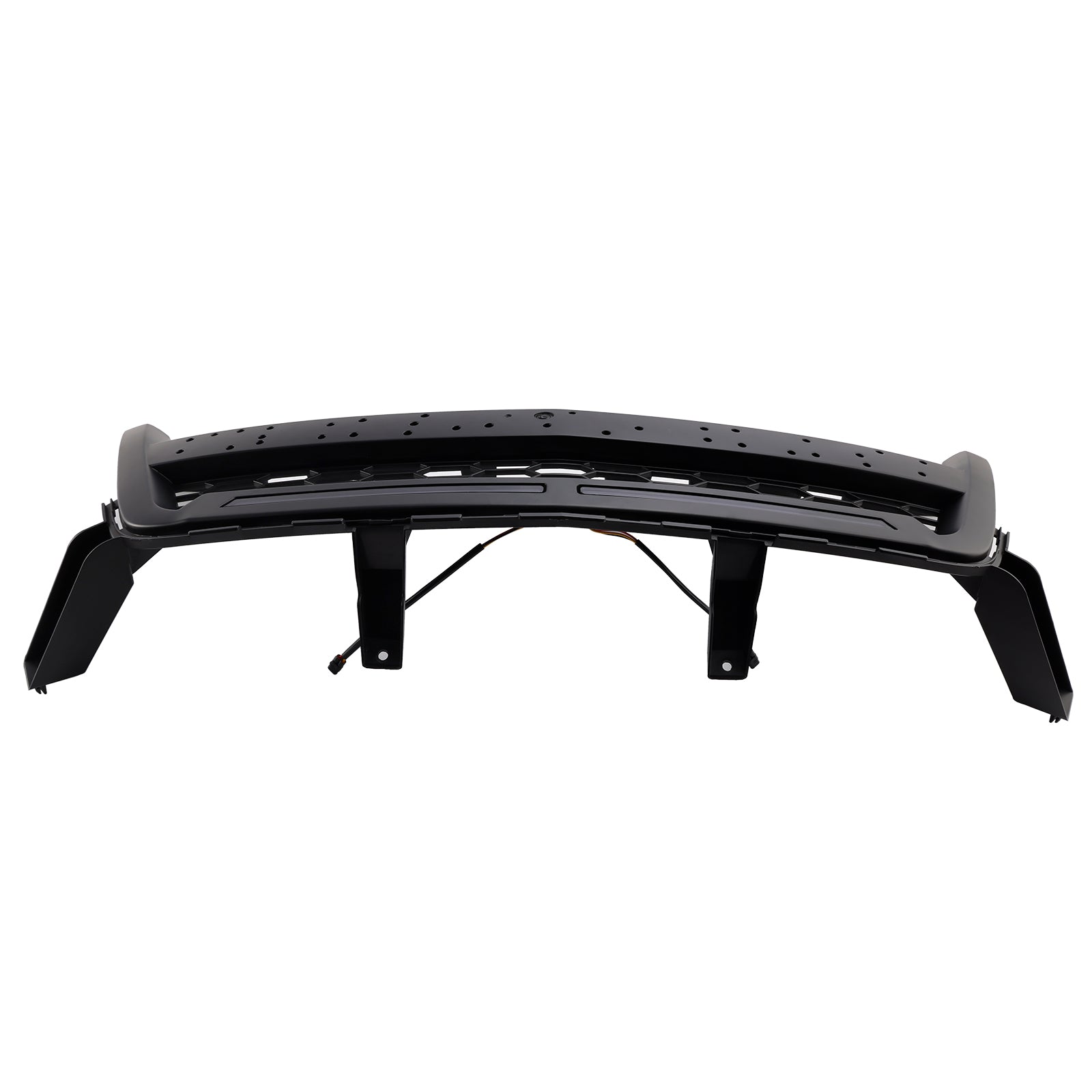 Matte Black Front Bumper Grille Grill Fit Chevy Colorado 2016-2020 W//LED