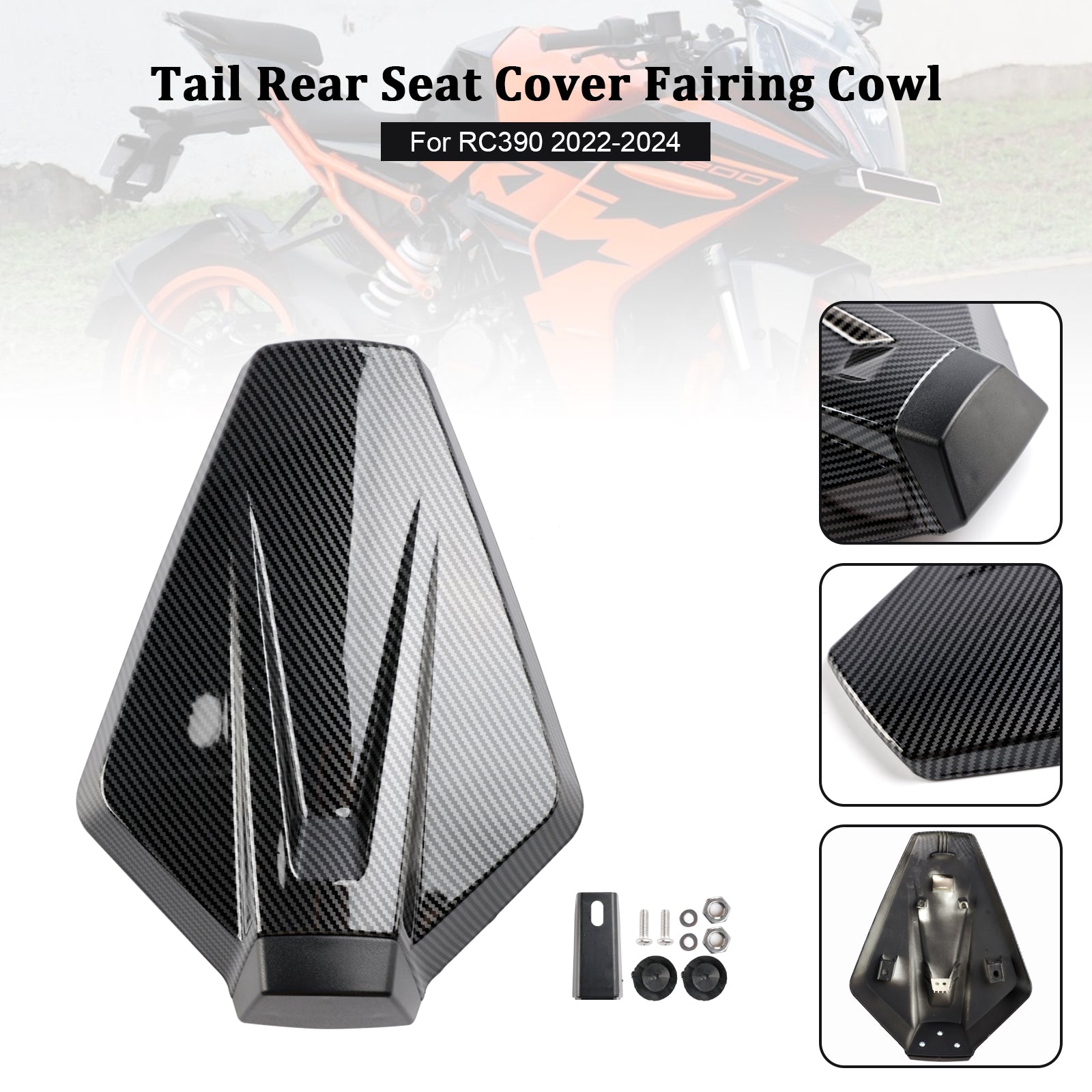 Tail Rear Seat Cover Fairing Cowl For RC390 2022-2024