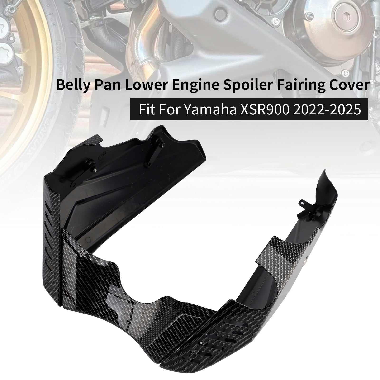 2022-2025 Yamaha XSR900 Belly Pan Lower Engine Spoiler Fairing Cover
