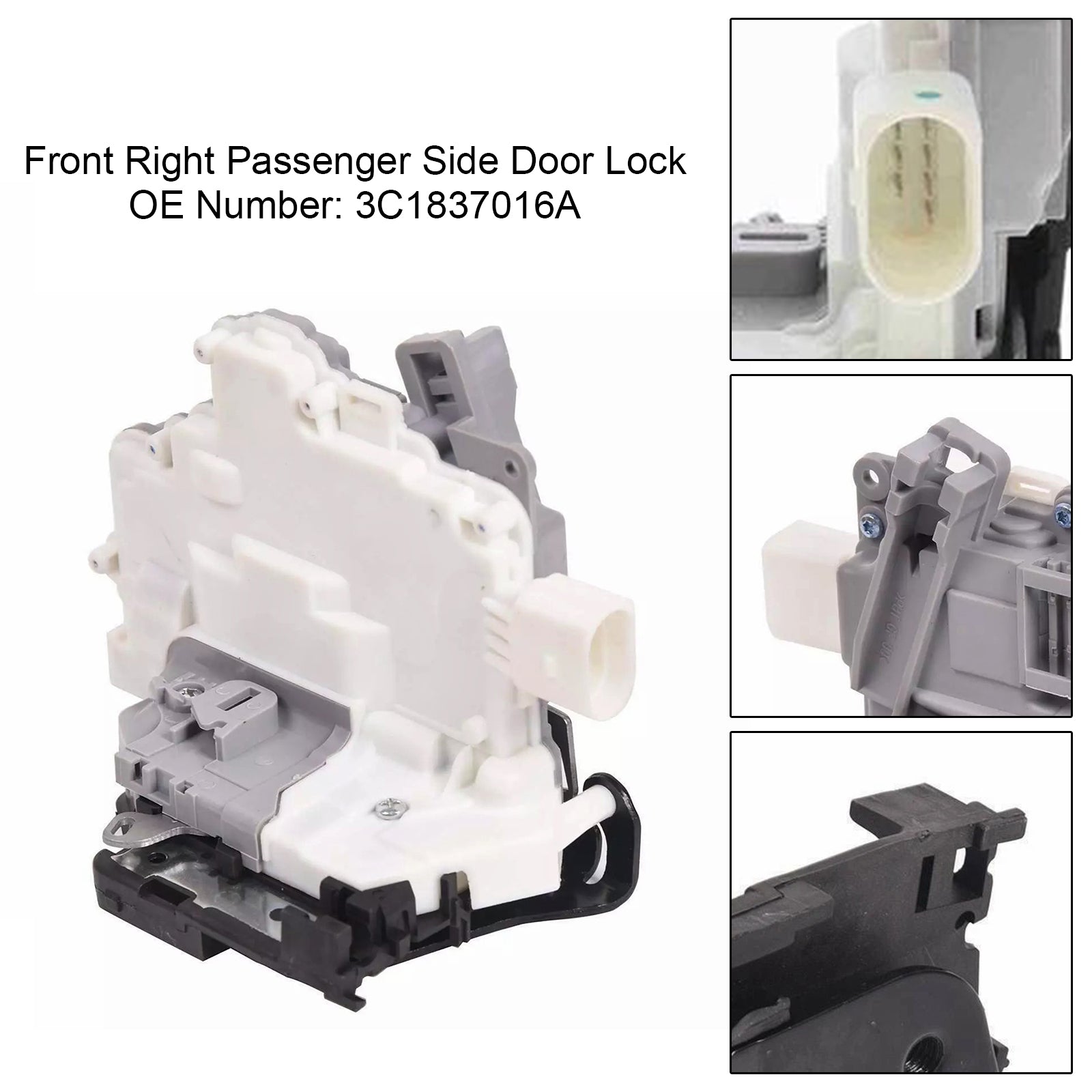 Front Right Door Lock 3C1837016A For Audi Q7 Seat Ibiza Skoda Superb VW