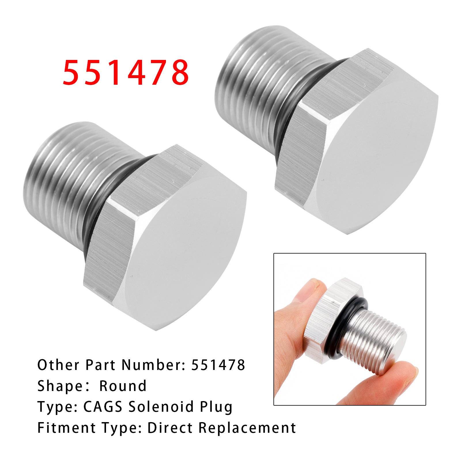 2 Pack 551478 Solenoid Plug Skip Shift For T56 Transmission LS1 LS