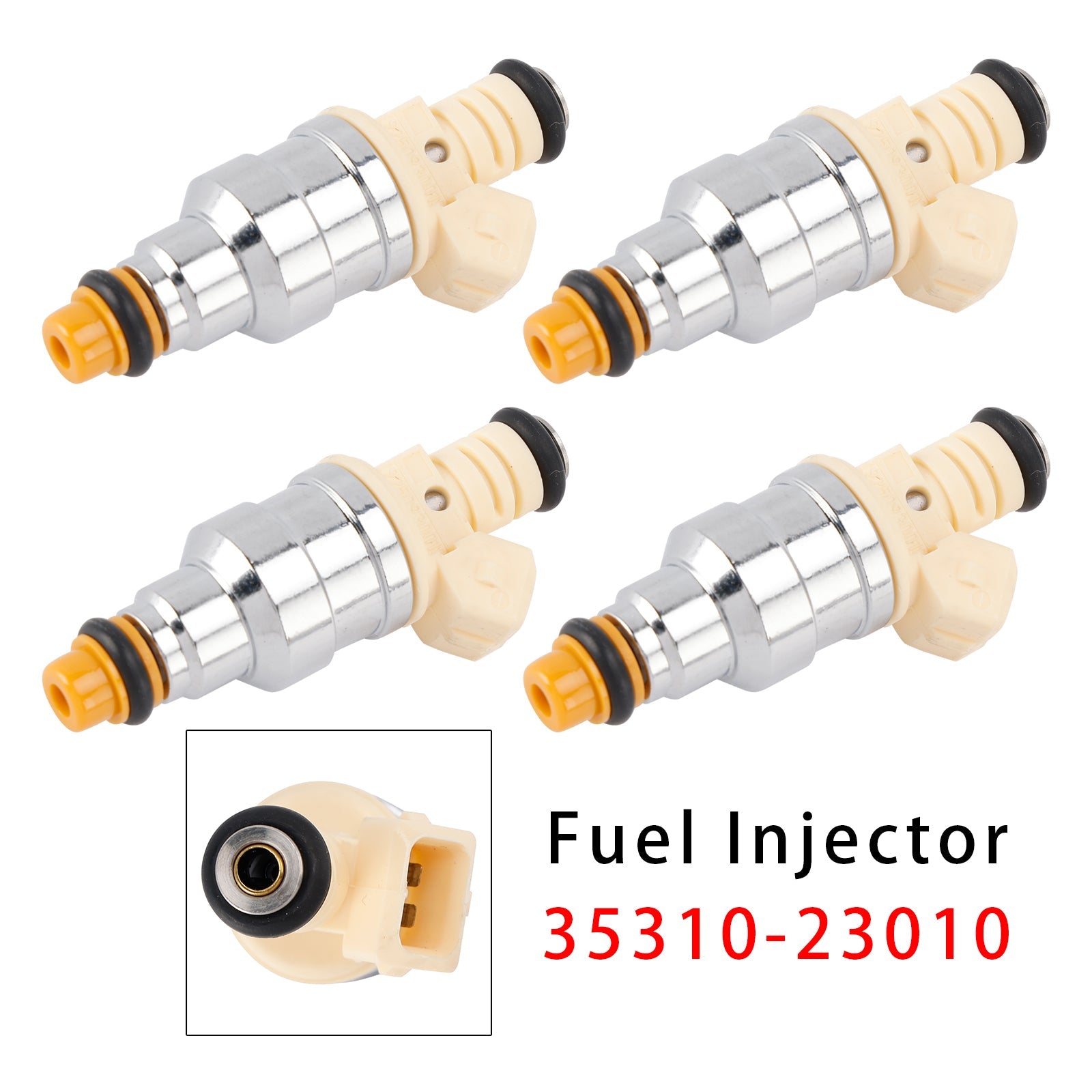 1996-1998 Hyundai Elantra 1.8L I4 4PCS Fuel Injector 35310-23010
