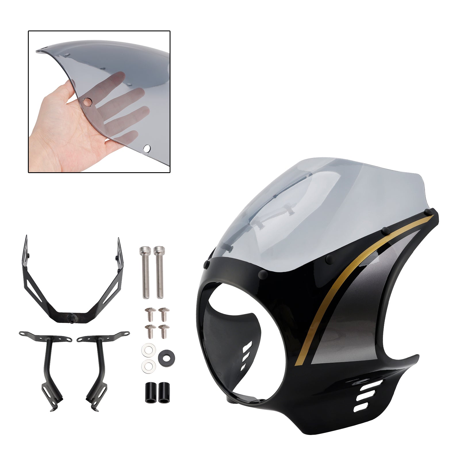 2022-2025 Yamaha XSR900 Headlight Fairing Windshield WindScreen