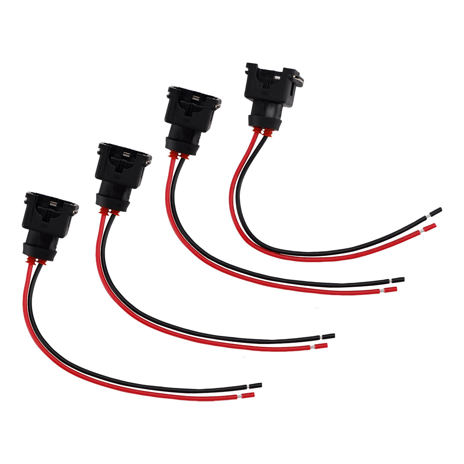 4-EV1 Fuel Injector Connector Plug Clip Pigtail Quick Disconnect Fit Daewoo