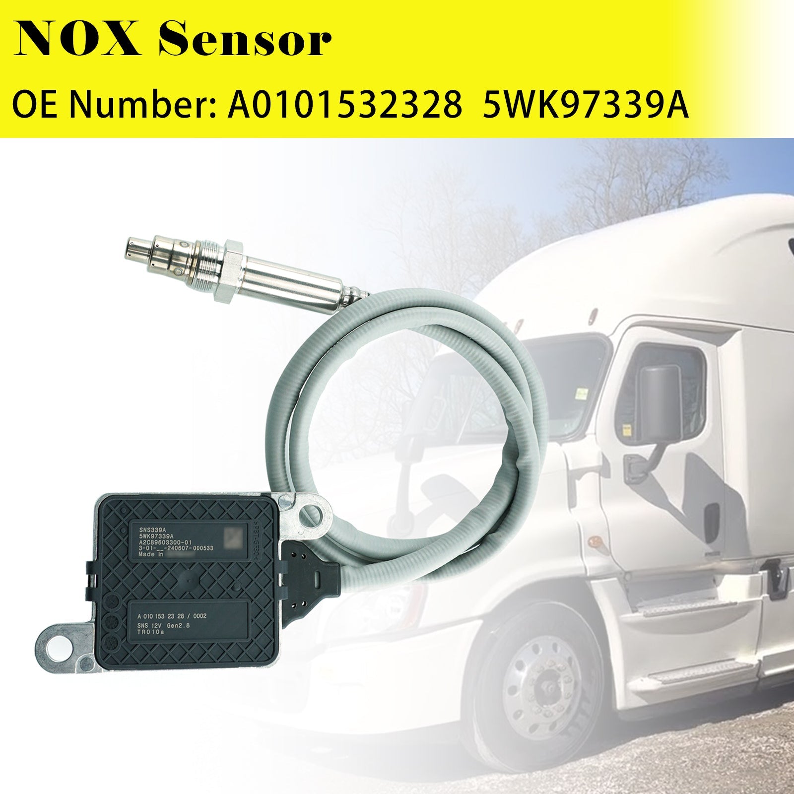 2016-2022 For Western Star Engine DD-13, DD-15 Diesel Outlet Nox Sensor A0101532328
