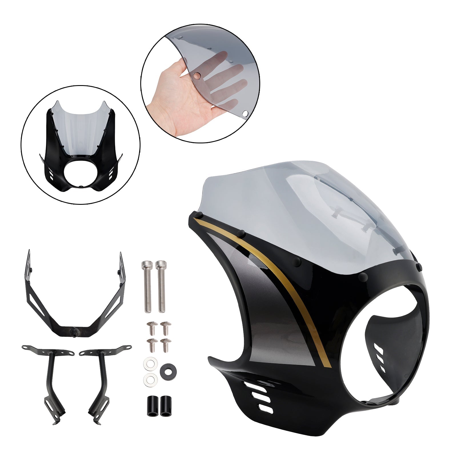 2022-2025 Yamaha XSR900 Headlight Fairing Windshield WindScreen