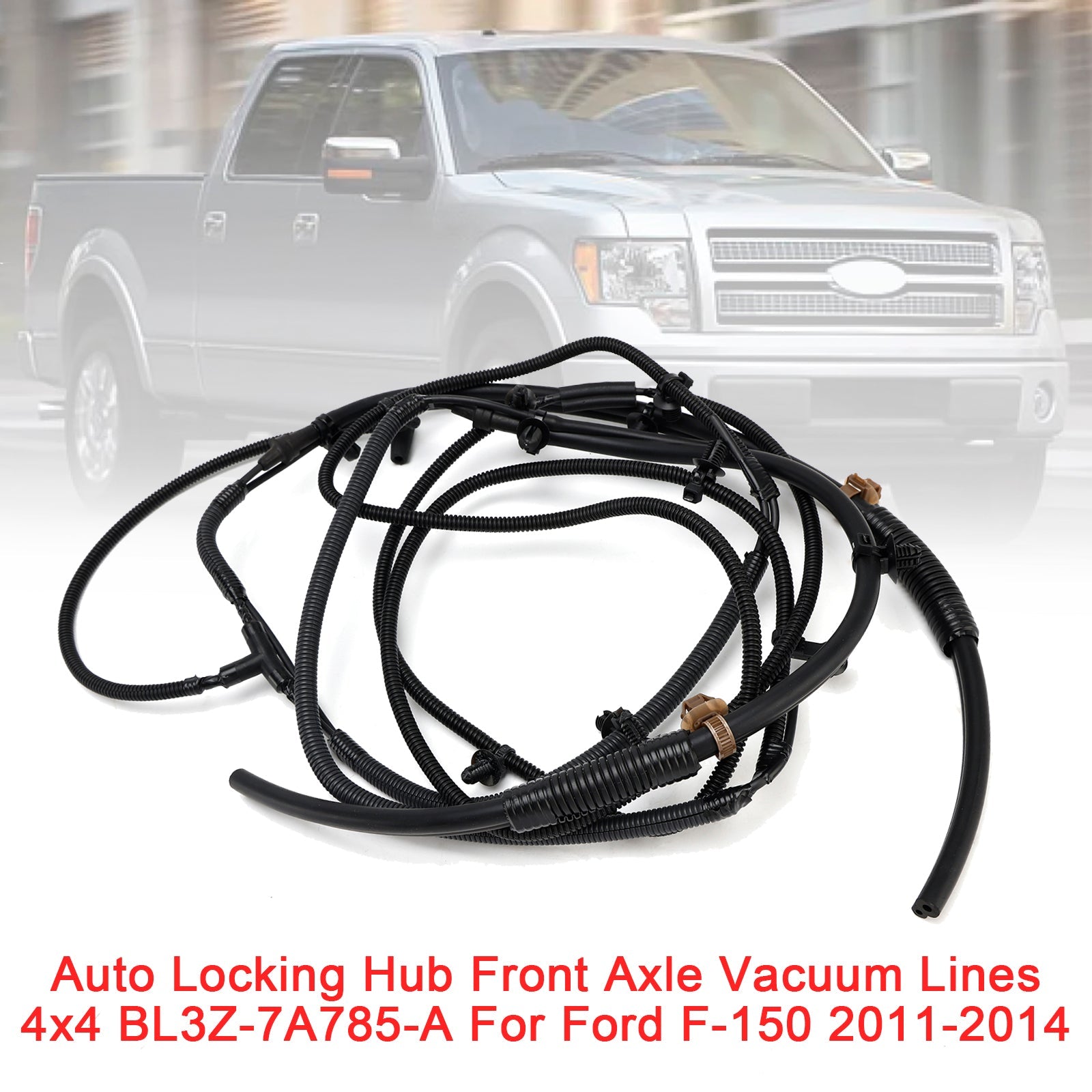 2011 Ford F-150 Models w/ Auto Locking Front Wheel Hubs Auto Locking Hub Front Axle Vacuum Lines 4x4 BL3Z-7A785-A