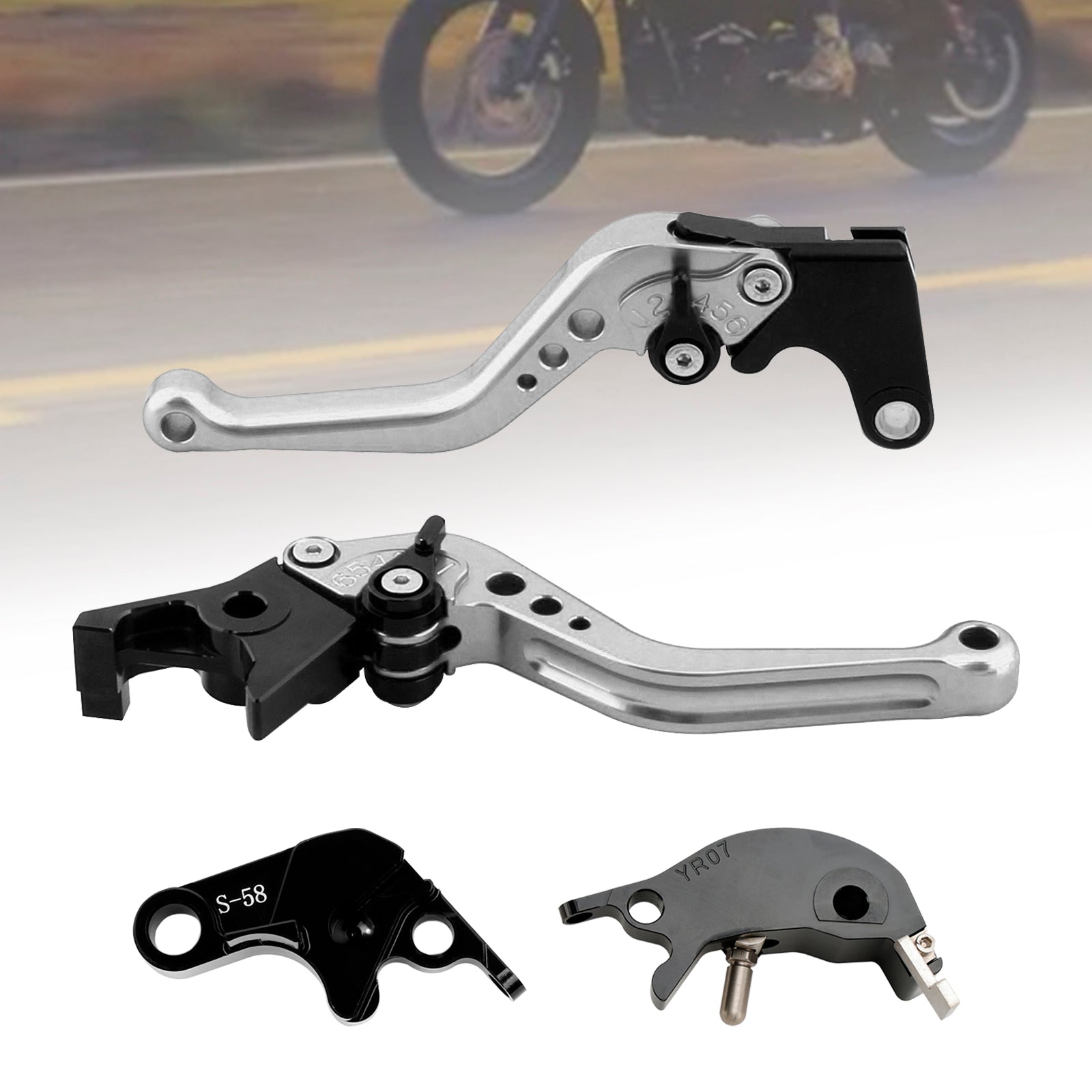 NEW Short Clutch Brake Lever fit for YAMAHA YZF R7 MT-10/SP FZ-10/SP 2022-23