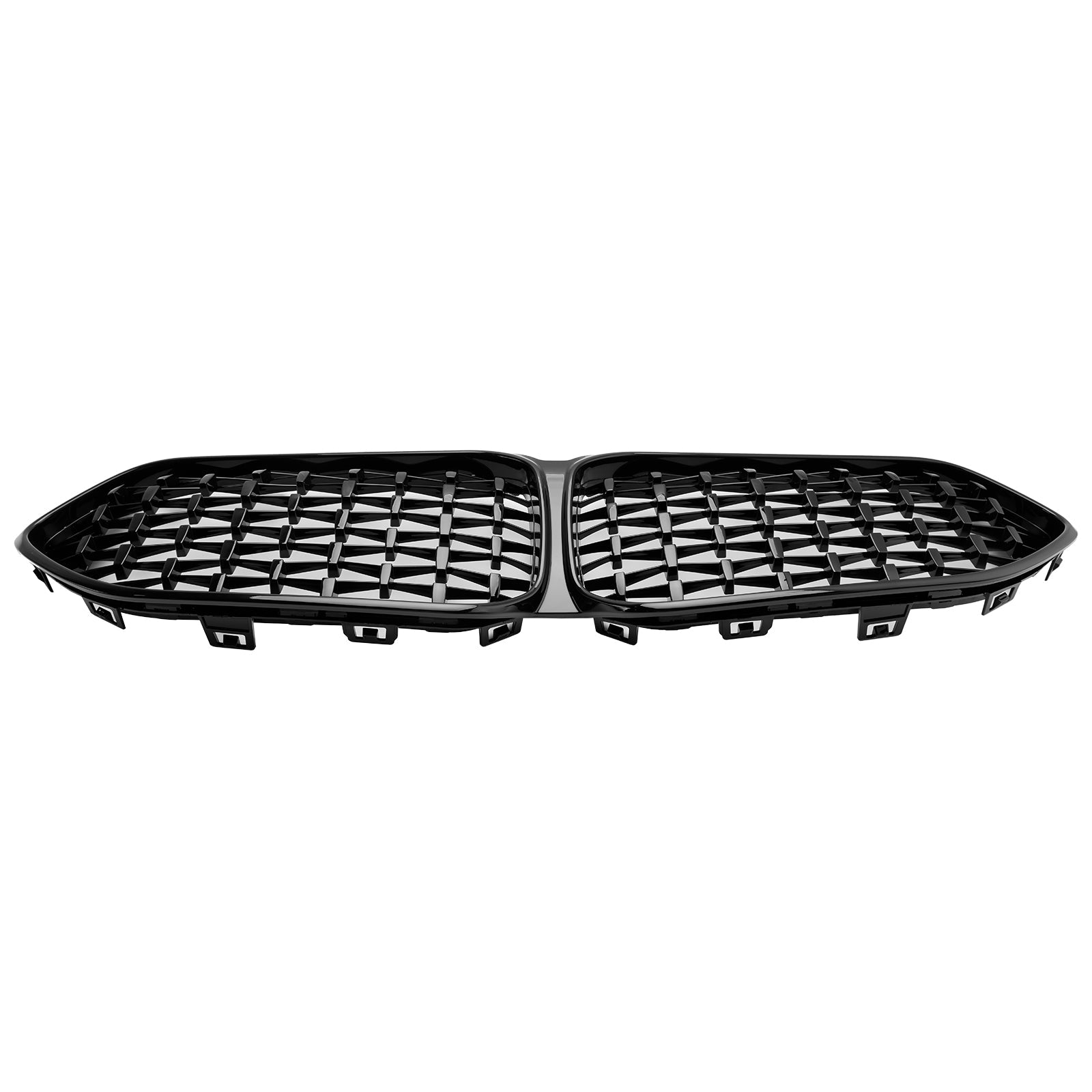 Gloss Black Front Grille Grill Fit BMW 2 Series F44 2020-2023 Coupe M Diamond