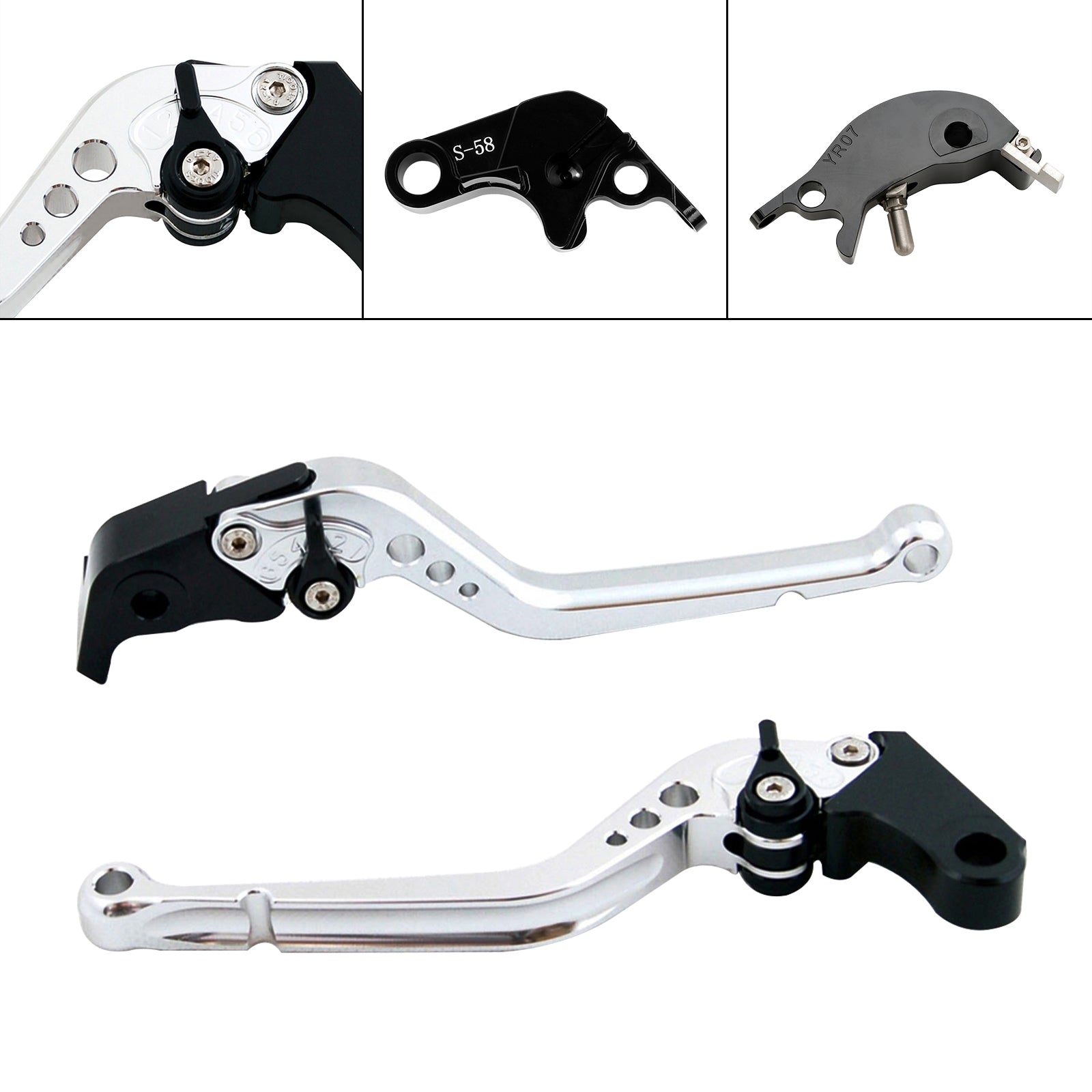 Long Clutch Brake Lever fit for YAMAHA YZF R7 MT-10/SP FZ-10/SP 2022-23