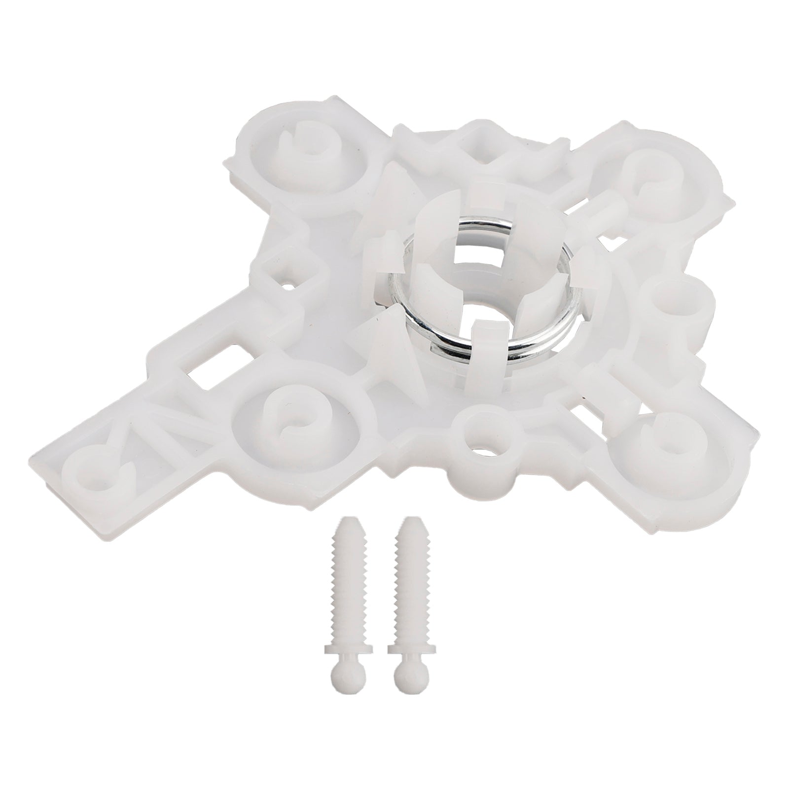 Left Car Side Mirror Glass Lens White Plastic Bracket Clip Holder for Honda