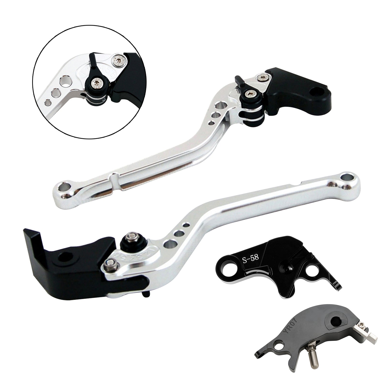 Long Clutch Brake Lever fit for YAMAHA YZF R7 MT-10/SP FZ-10/SP 2022-23