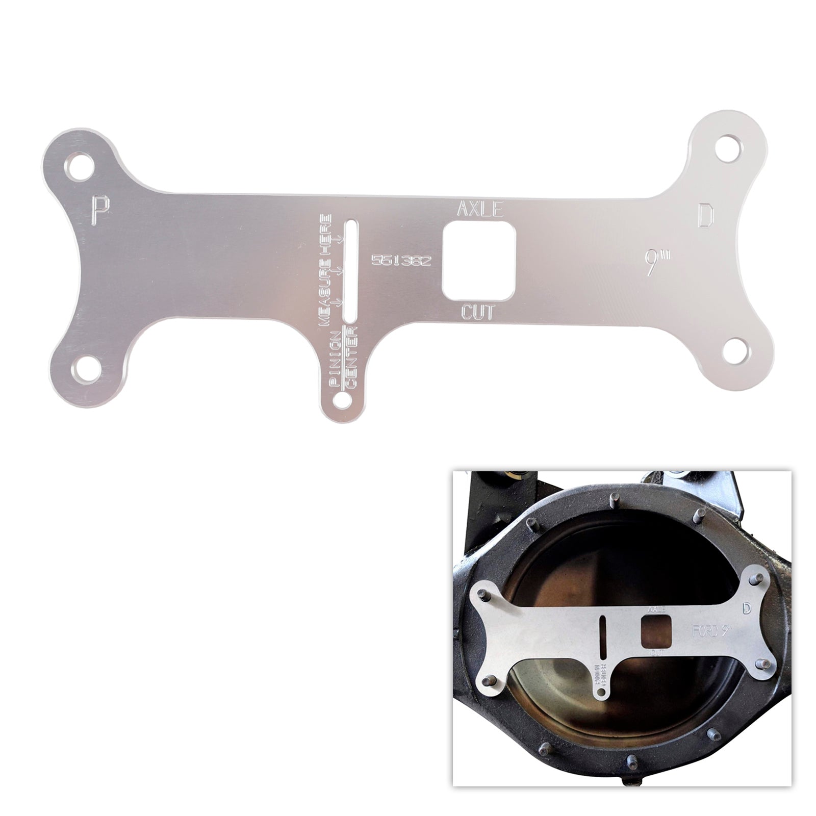 9" Rear End Axle Tube Narrowing Cut Guide Rearend Pinion Dogbone Tool for Ford